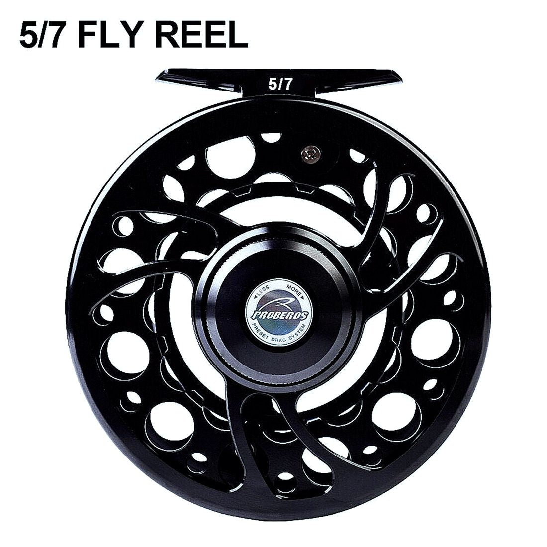 Large Arbor Fly Fishing Reel -CNC Machined Die Casting Aluminum for 5/7, 7/9, 9/10 WT.