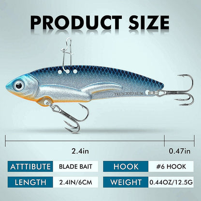 Blade Bait Vibe Lure Metal Fishing Lure