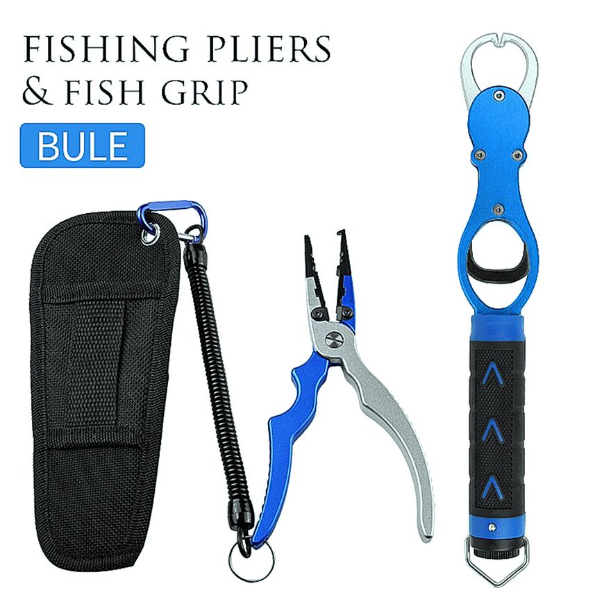 FISHINGHUB- Best Aluminum Alloy Fishing Pliers Grip Set Fishing Tackle Hook