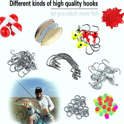 343pcs Fishing Accessories Kit