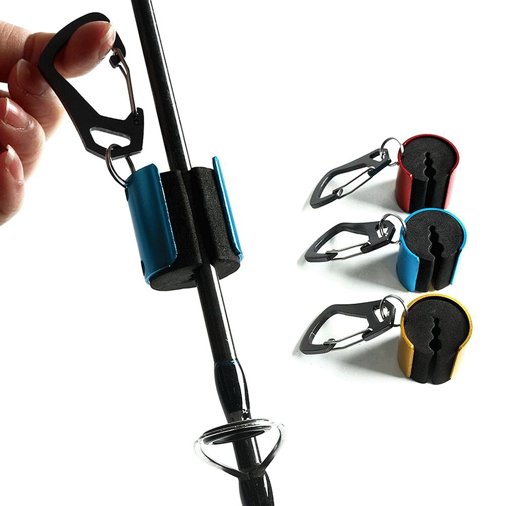 New Wearable Fishing Rod Holder Portable Clip with Keychain