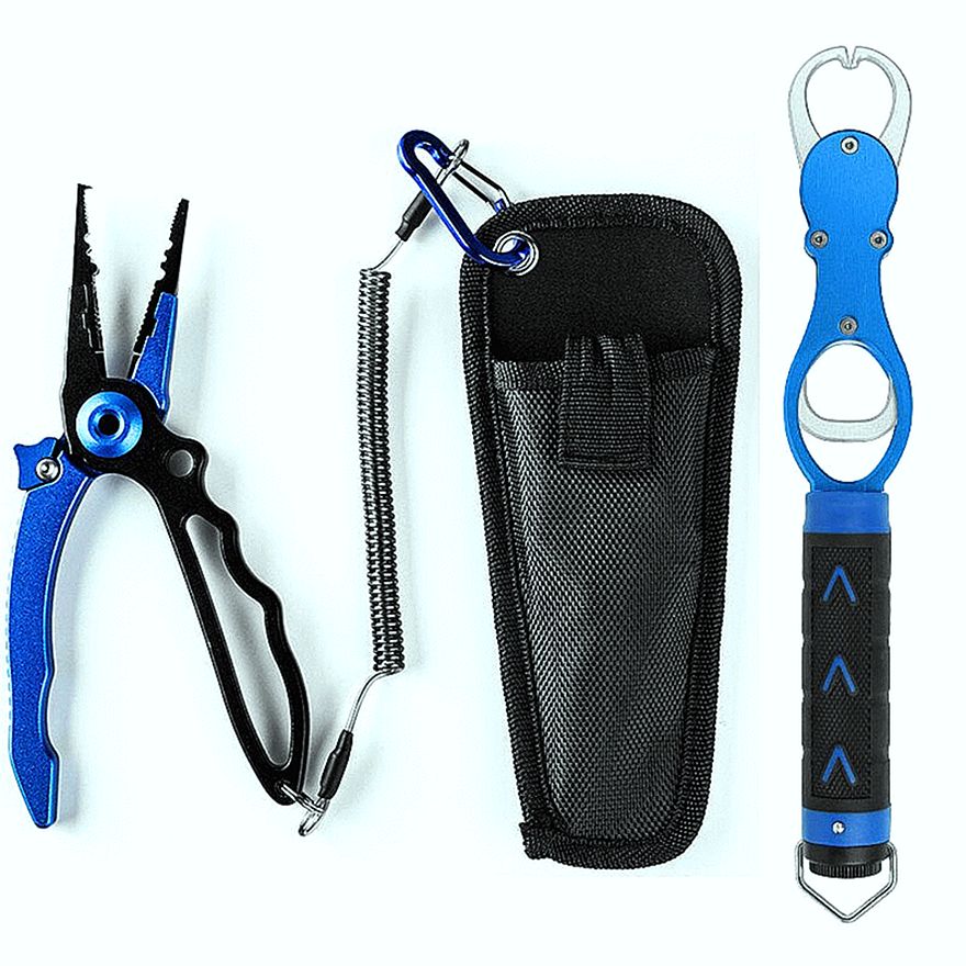 FISHINGHUB- Aluminum Alloy Fishing Pliers Multifunctional Hooks Tackle Pliers