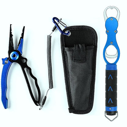 FISHINGHUB- Aluminum Alloy Fishing Pliers Multifunctional Hooks Tackle Pliers