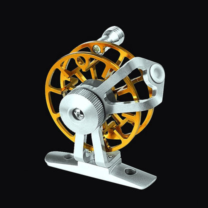 FISHINGHUB- Metal Fishing Reel Portable Ultralight Fishing Raft Reel