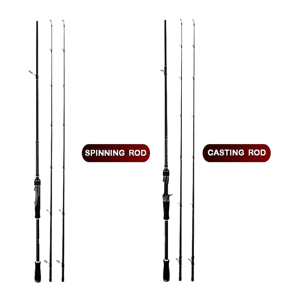 Double Pole H/MH Spinning Casting Rod With Ultralight Carbon