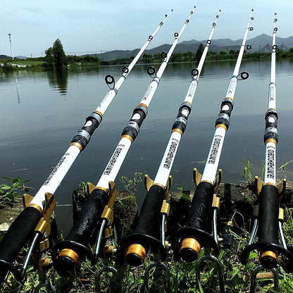 2.1M -3.6M  Hard FRP Carbon Fiber Telescopic Fishing Rod