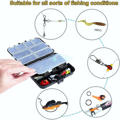 187pcs Fishing Accessories Kit