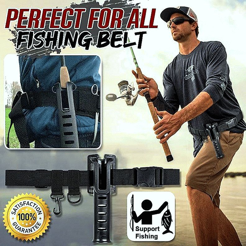 3rd Hand Fishing Rod Holder Belt – FishingHUB