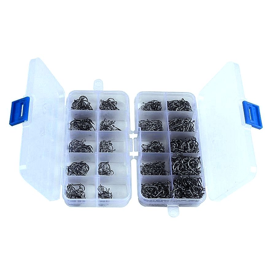 100-600pcs/Box Fishing Hooks