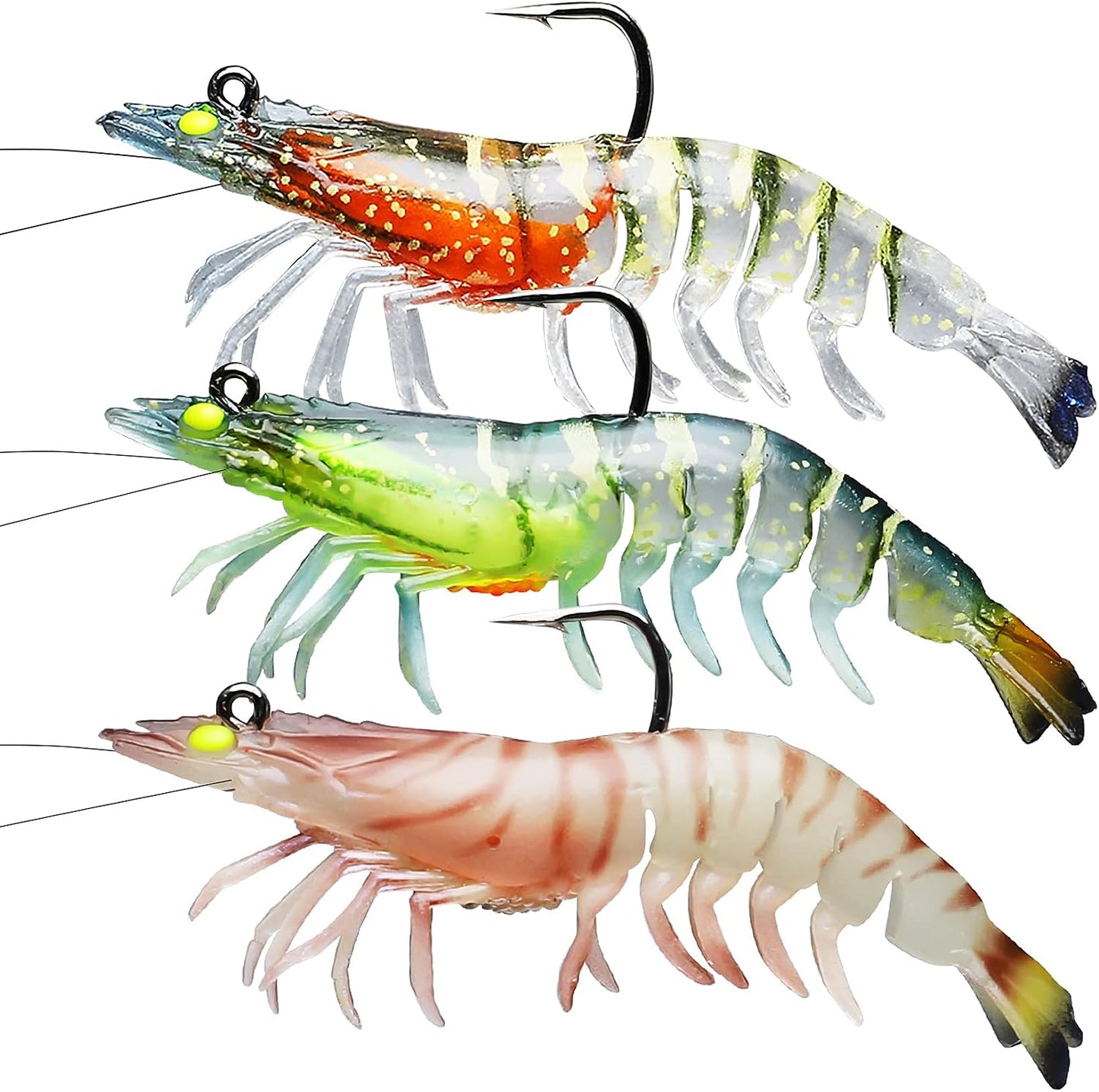 Artificial Soft Plastic Realistic Shrimp Lure