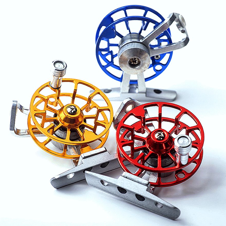 FISHINGHUB- Metal Fishing Reel Portable Ultralight Fishing Raft Reel