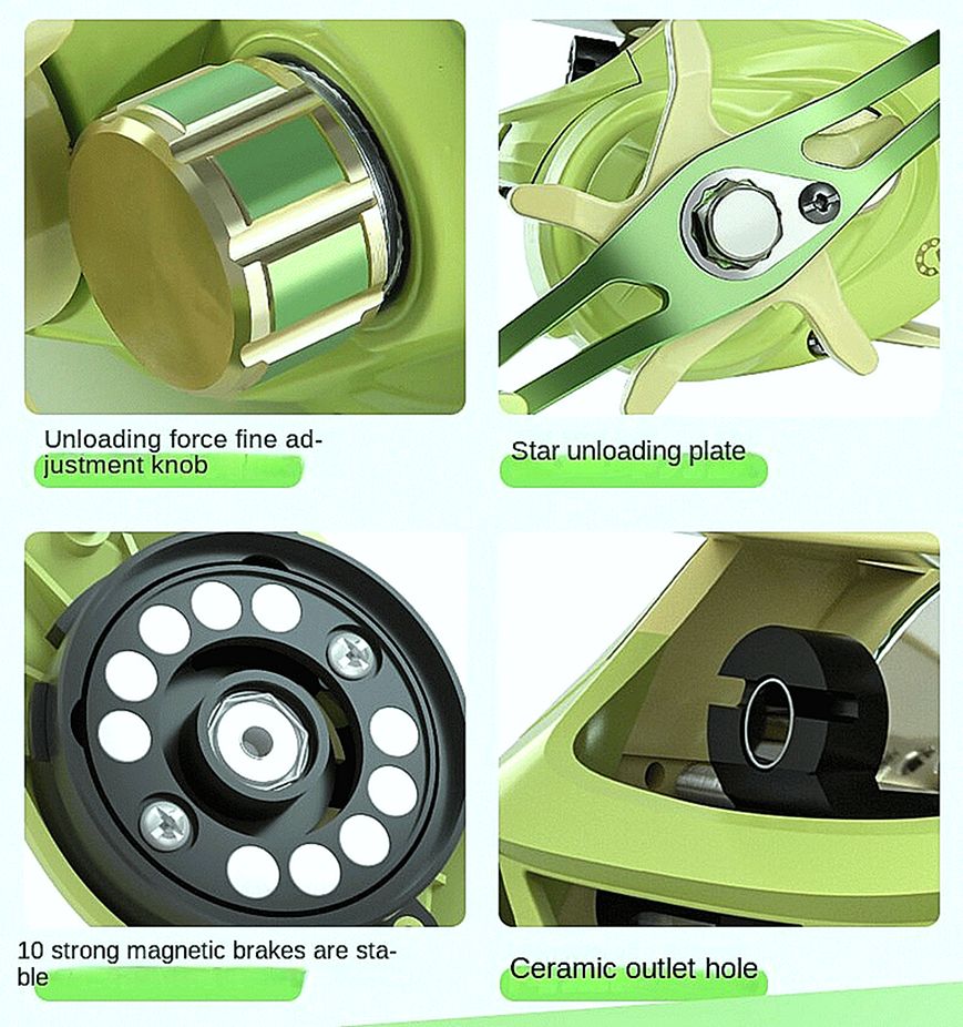 Full Metal Wheel with Micro-object Casting Reel