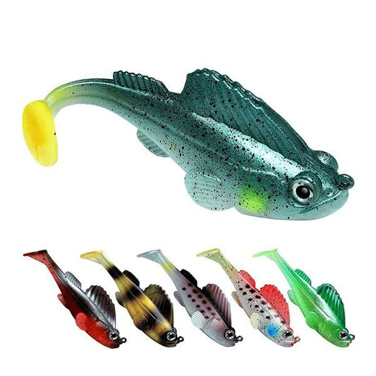 Paddle Tail Swimbait Weedless Fishing Lure for Bass