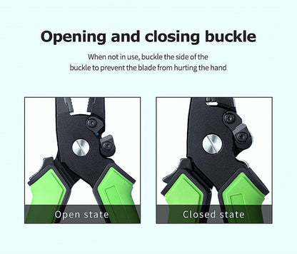 FISHINGHUB- Aluminum Alloy Fishing Pliers Grip Set Split Ring Cutters