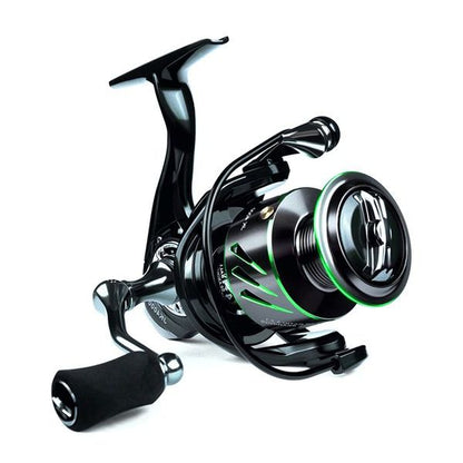 FISHINGHUB-  Fishing Reel Spinning Reel Powerful Brake System Oblique Metal Spool Reel