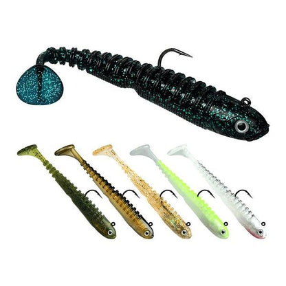 Fishing Grubs Paddle Tail Swimbait Fishing Lure