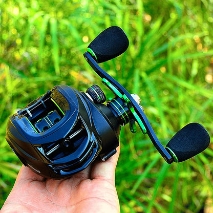 FISHINGHUB-Baitcast Reel 7.2:1 Fishing 3+1 Ball Bearings