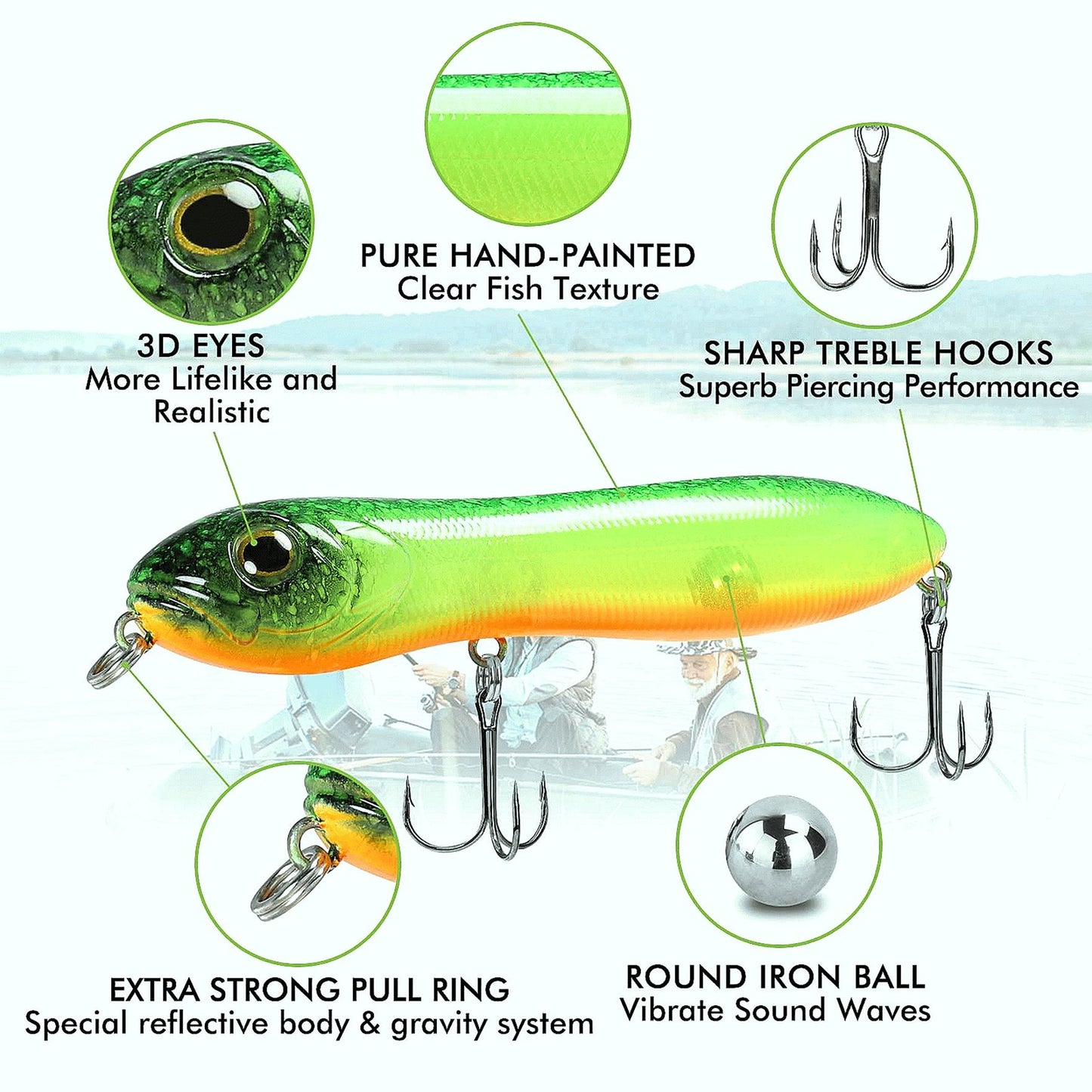 Topwater Snakehead Pencil Fishing Lure