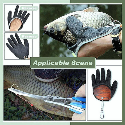 Fishing Glovee With Magnetic Hooks