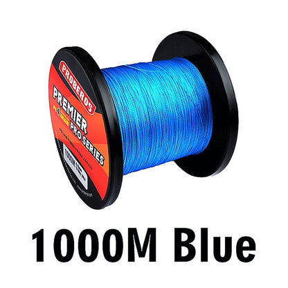 FISHINGHUB- 4 stand Multifilament PE Line Braided Fishing Line