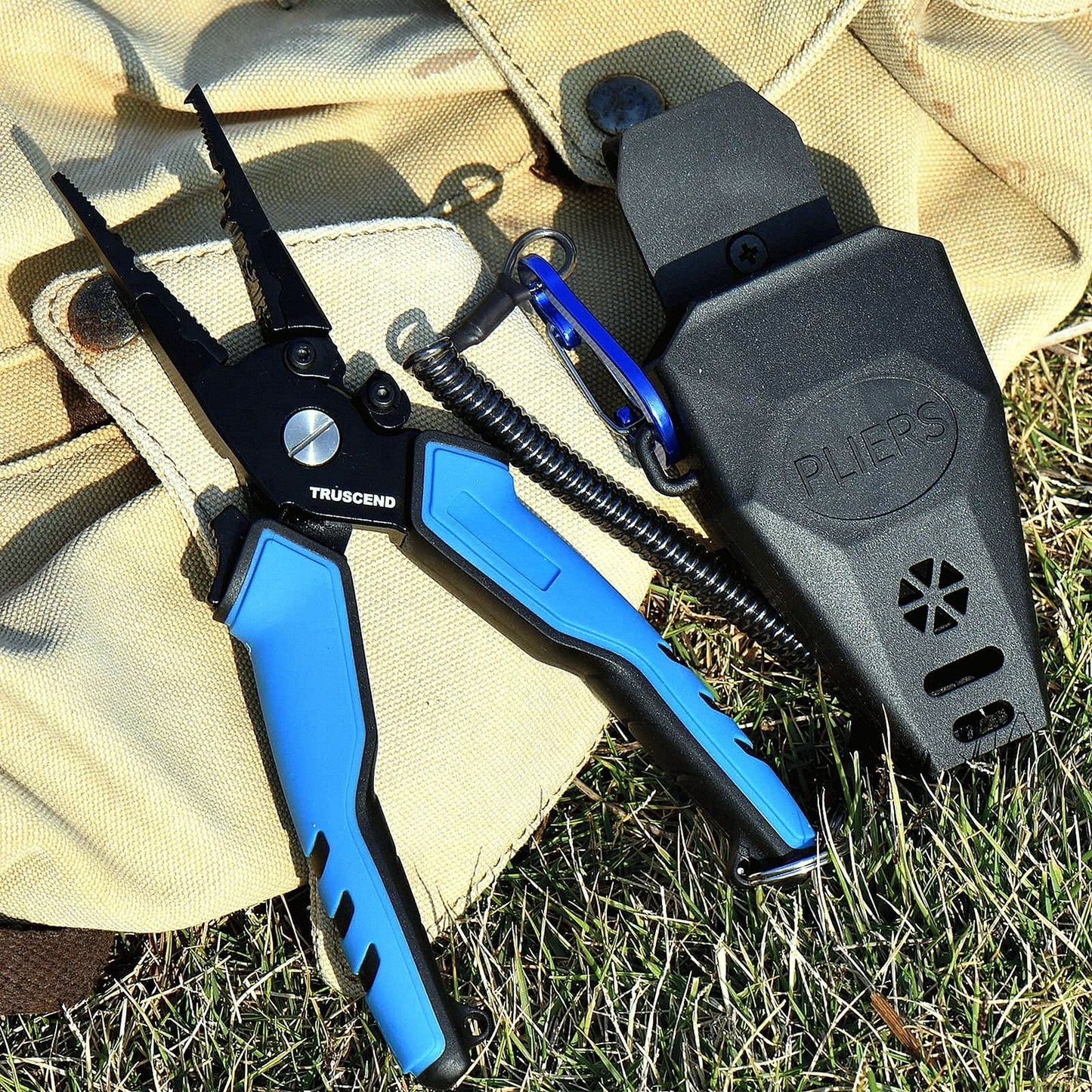 Aluminum Fishing Pliers Set with Sheath Lanyard