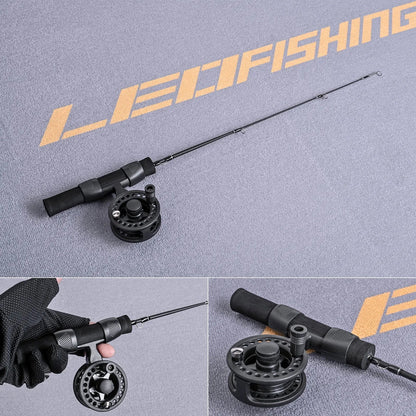 Mini Ice Fishing Rod Portable Carbon Fiber  Winter Fishing Rod