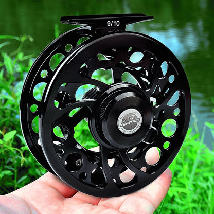 Large Arbor Fly Fishing Reel -CNC Machined Die Casting Aluminum for 5/7, 7/9, 9/10 WT.