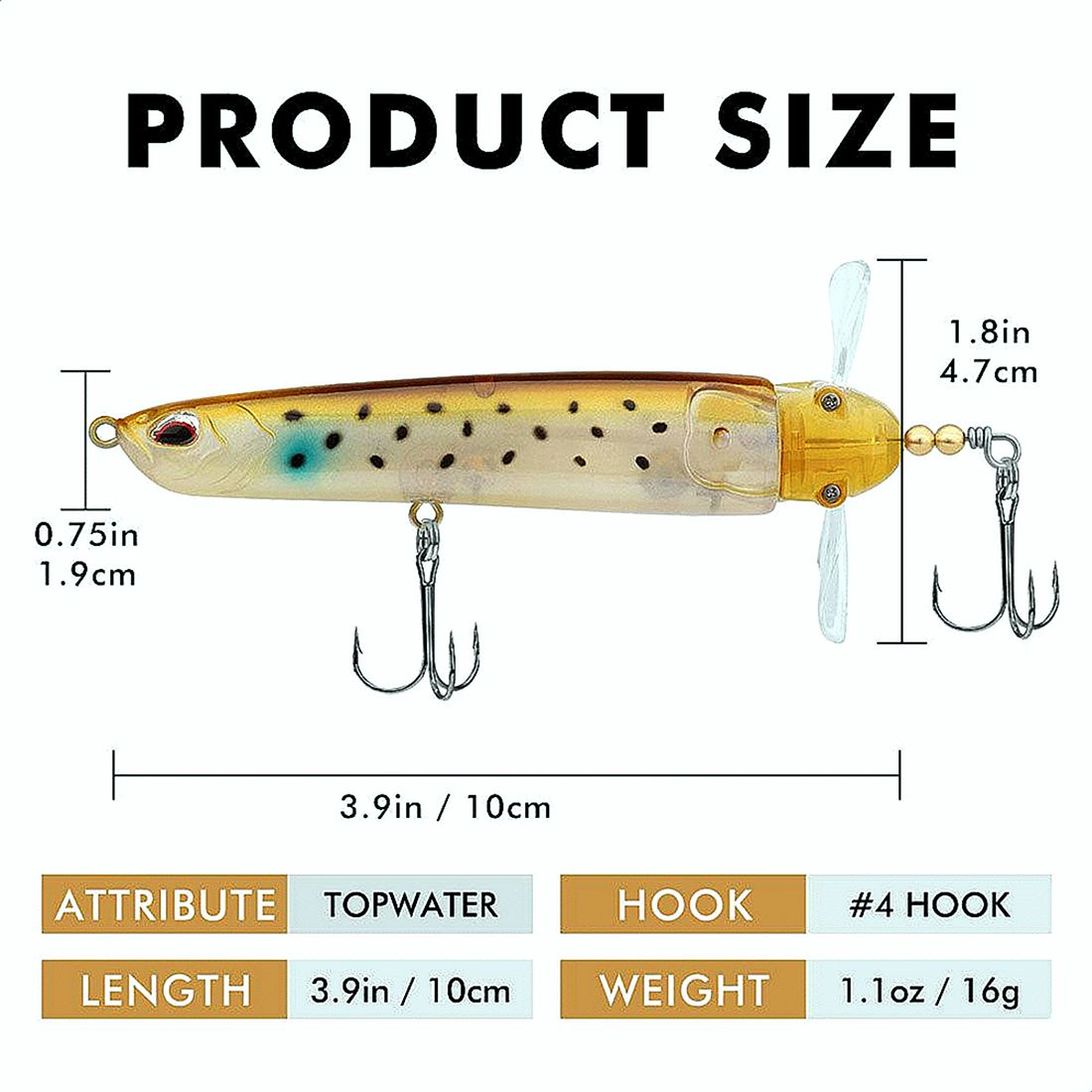 Topwater Lure Pencil Lure Plopper Lure