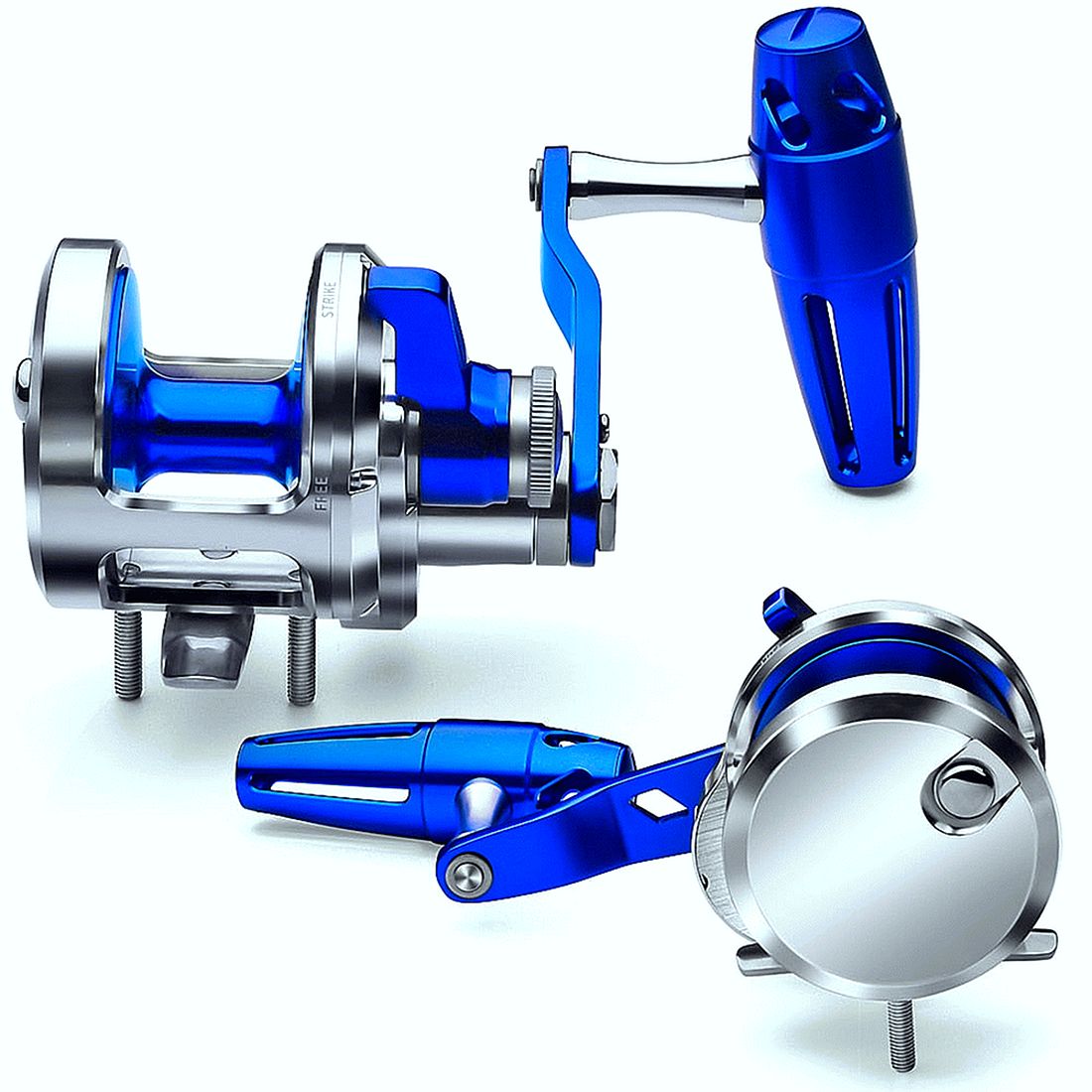 Jigging Reel 5.7:1 CNC Machined Aluminum Trolling