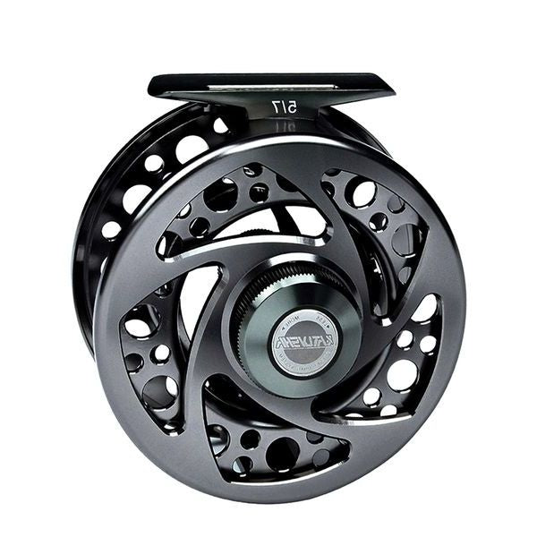 Fly Fishing Reel 5/7-7/9-9/10 WT Aluminum CNC Machine Cut Large Arbor Die Casting