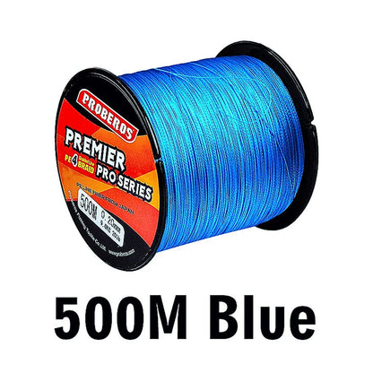 FISHINGHUB- 4 stand Multifilament PE Line Braided Fishing Line