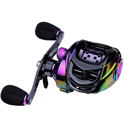 FISHINGHUB-New Colorful Fishing Reel 7.2:1 Carbon Shell Lightweight 9+1BB