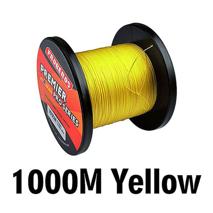 FISHINGHUB- 4 stand Multifilament PE Line Braided Fishing Line