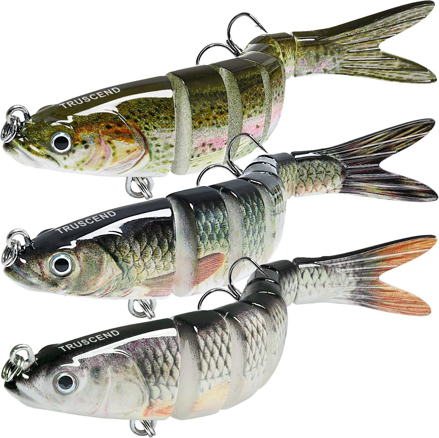 bionic forever fishing twitching lure Bionic Bass Fishing Lure Multi Jointed Swimbait – FishingHUB