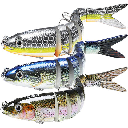 Bionic Bass Fishing Lure Multi Jointed Swimbait