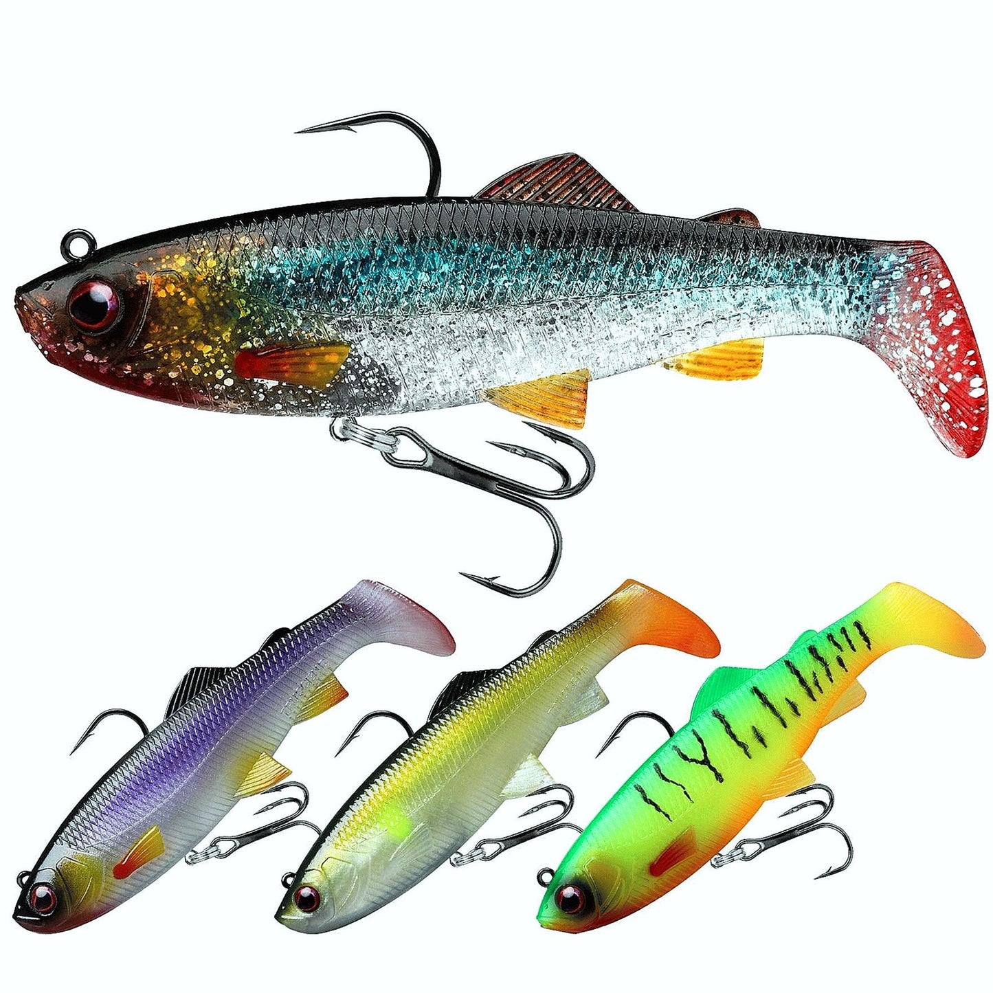 Paddle Tail Shad Swimbait Fishing Lure for Bass