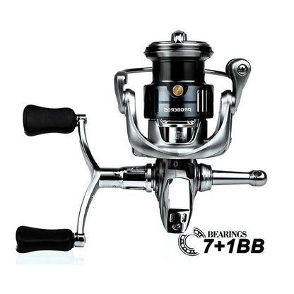 FISHINGHUB-Fishing Reel With Balance Bar Double Handle Spinning Wheel