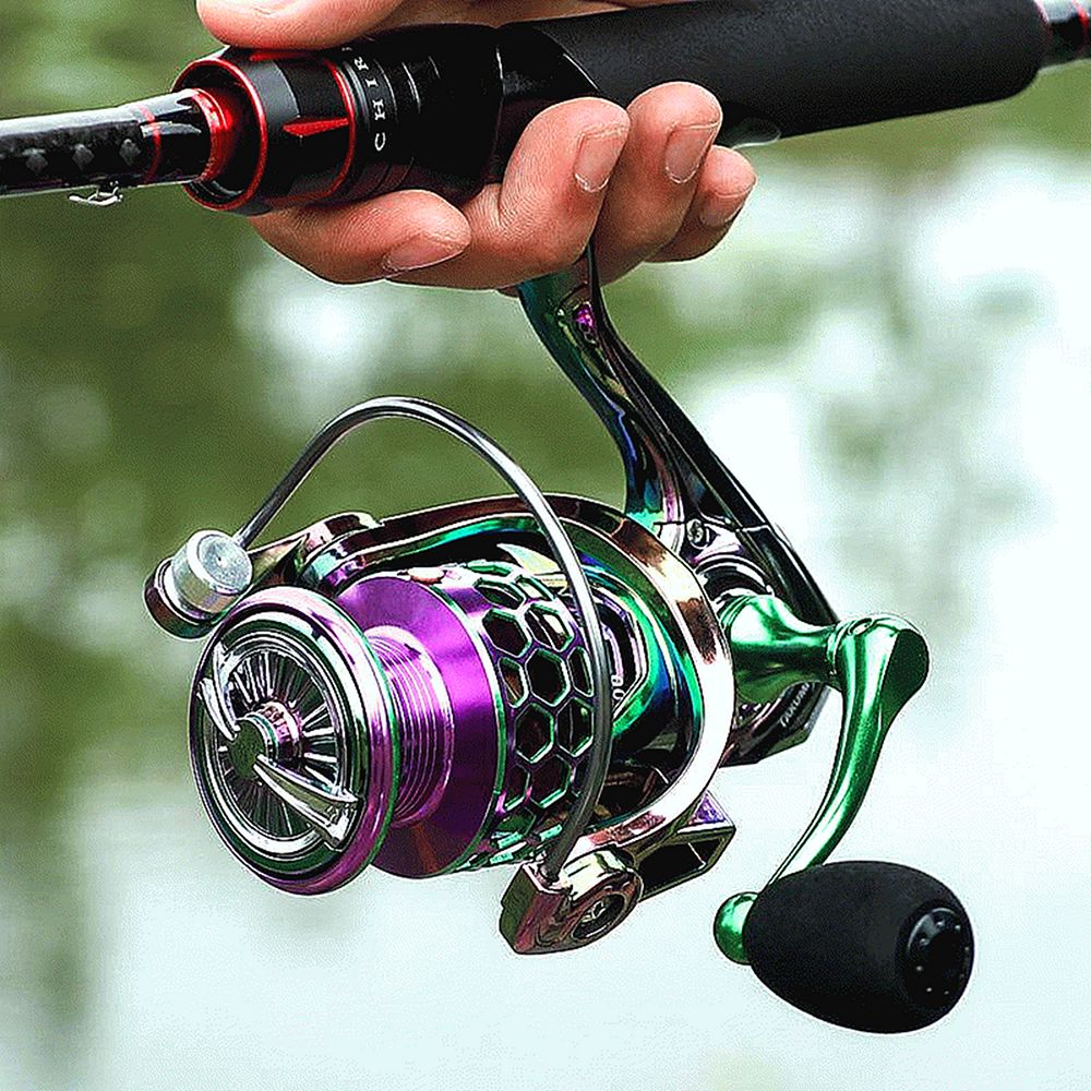 High Strength & Speed Multi-Color Fishing Reel