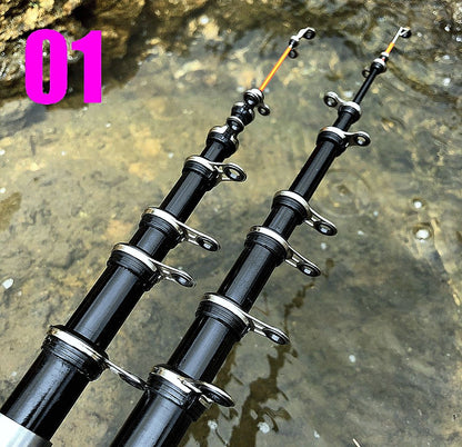 1.5M-3.0M Portable High Carbon Fishing Rod Spinning Telescopic Spinning Rod