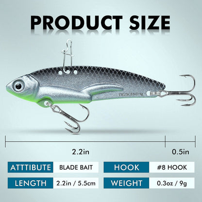 Blade Bait Vibe Lure Metal Fishing Lure