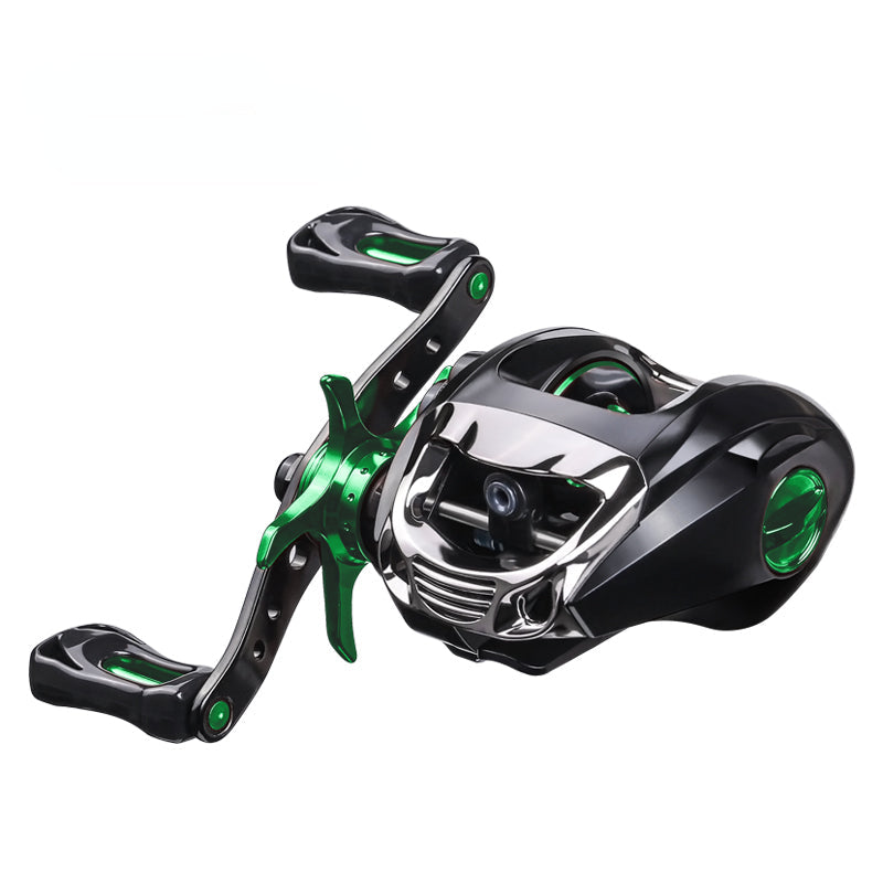 Fishinghub-Double Brake System Saltwater Reel High Speed Metal Fishing Reel