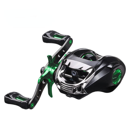 Fishinghub-Double Brake System Saltwater Reel High Speed Metal Fishing Reel