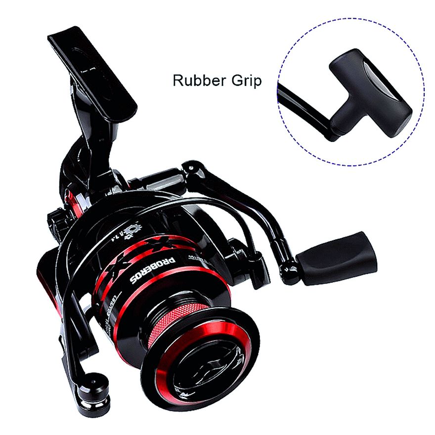 FISHINGHUB-Spinning Fishing Reel for Saltwater Carp with CNC Machined Metal Spool