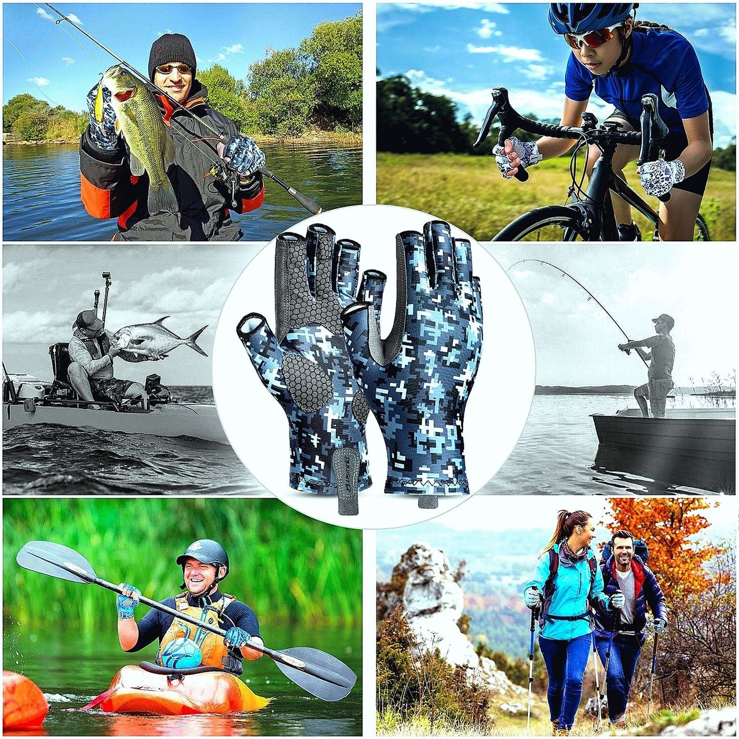 Seibertron SPSG2 Sun Protection fishing gloves