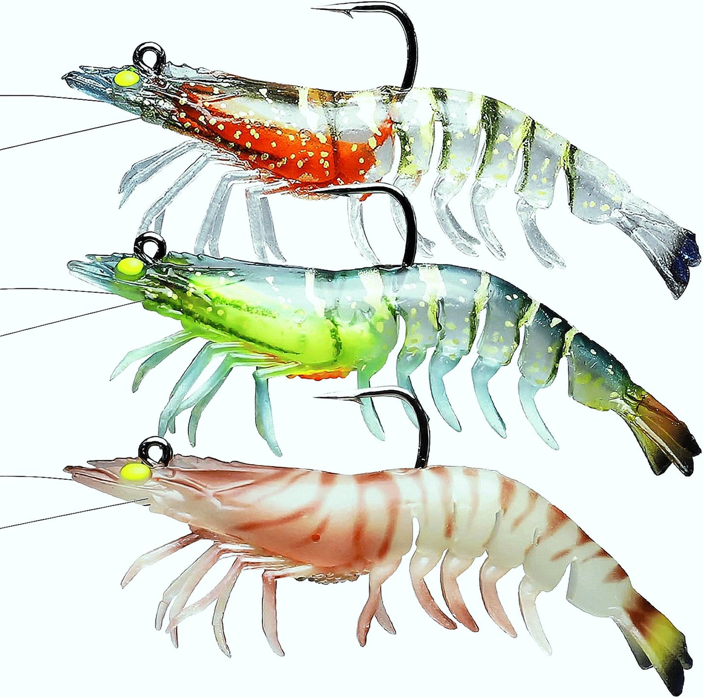 Artificial Soft Plastic Realistic Shrimp Lure