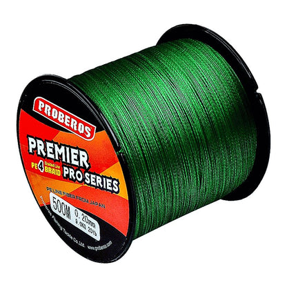 FISHINGHUB- 4 stand Multifilament PE Line Braided Fishing Line