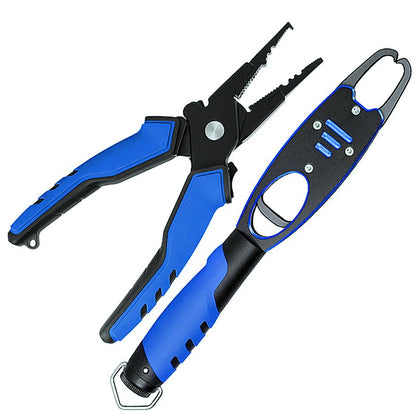 FISHINGHUB- Aluminum Alloy Fishing Pliers Grip Set Split Ring Cutters