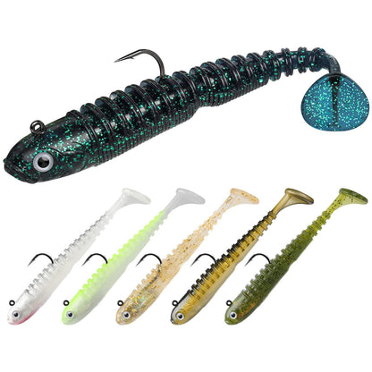 Fishing Grubs Paddle Tail Swimbait Fishing Lure