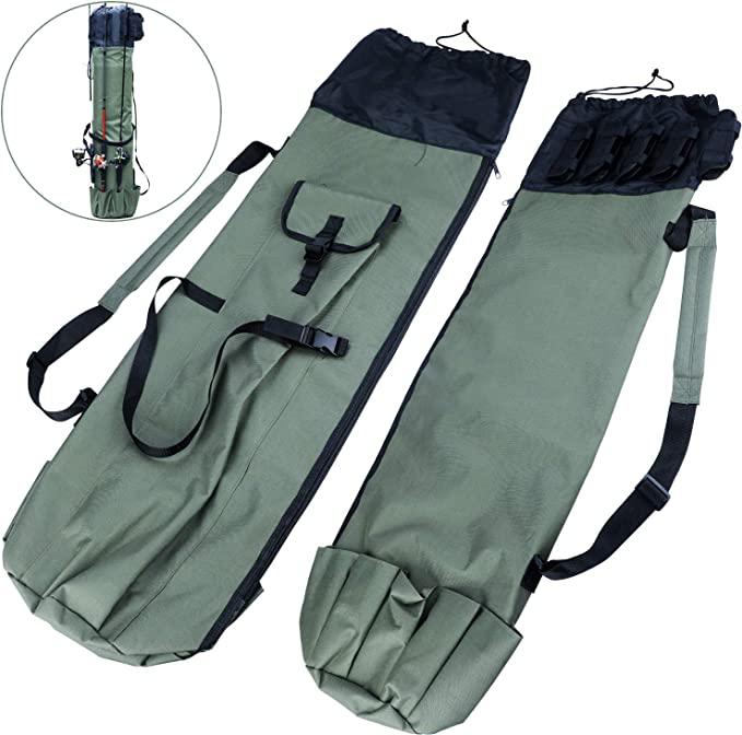 Fishing Rod Case Organizer Pole Storage Bag Fishing Rod and Reel Organizer for Travel