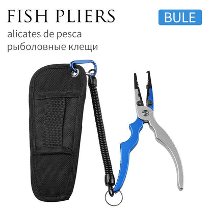 FISHINGHUB- Best Aluminum Alloy Fishing Pliers Grip Set Fishing Tackle Hook